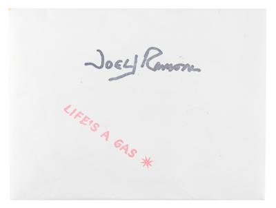 Lot #433 Joey Ramone 'Life's a Gas' 50th Birthday Party Lot - Image 1
