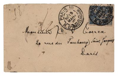 Lot #344 Stephane Mallarme Autograph Letter Signed - Image 2