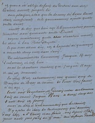 Lot #340 Alexandre Dumas, pere Autograph Manuscript Signed on Music in Naples - Image 3