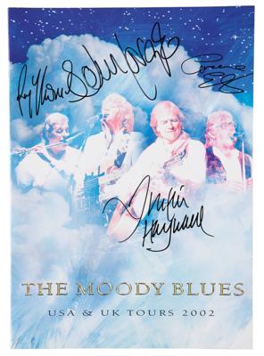 Lot #429 Moody Blues Signed Tour Book