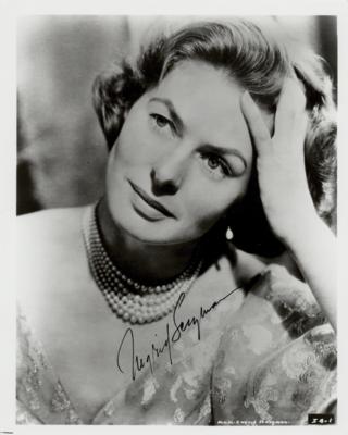 Lot #474 Ingrid Bergman Signed Photograph