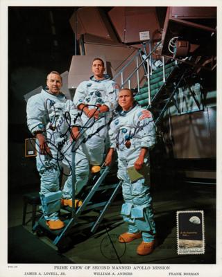 Lot #283 Apollo 8 Signed Photograph - Image 1