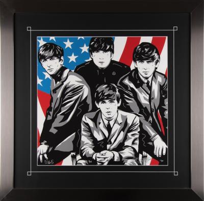 Lot #411 Beatles Limited Edition Serigraph by Allison Lefcort - Image 2