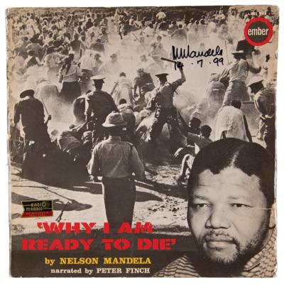 Lot #84 Nelson Mandela Signed Album -'Why I Am