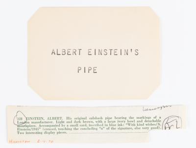 Lot #95 Albert Einstein's London-Made Calabash Pipe - Image 8