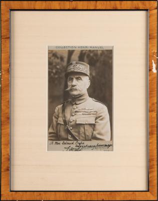 Lot #217 Ferdinand Foch Signed Photograph - Image 2