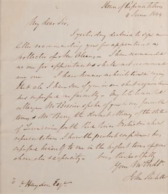 Lot #159 Trent Affair: John Slidell and James M. Mason (2) Autograph Letters Signed - Image 4