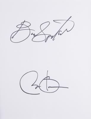 Lot #44 Barack Obama and Bruce Springsteen Signed Book -Renegades: Born in the USA - Image 2