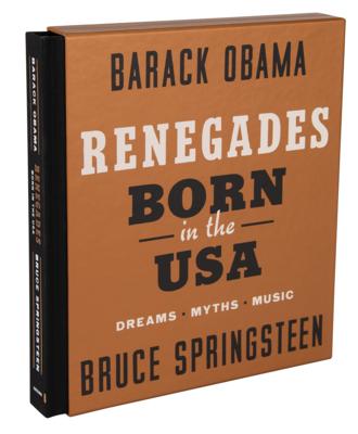 Lot #44 Barack Obama and Bruce Springsteen Signed Book -Renegades: Born in the USA - Image 3