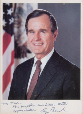 Lot #30 George Bush (2) Signed Photographs - Image 2