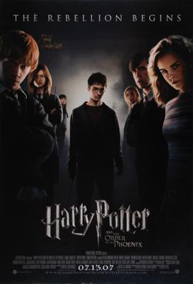 Lot #489 Harry Potter: Daniel Radcliffe Signed