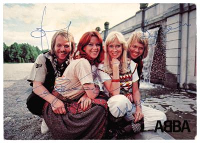 Lot #447 ABBA Signed Photograph