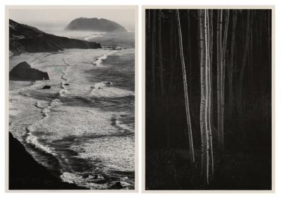 Lot #313 Ansel Adams (2) Signed Items -TLS and Postcard - Image 2