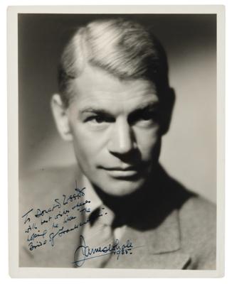 Lot #469 James Whale Virtually Nonexistant Signed Photograph with The Bride of Frankenstein Inscription