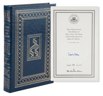 Lot #180 DNA: James D. Watson Signed Book - Genes,
