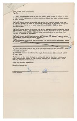 Lot #448 Sonny and Cher Document Signed - Image 4