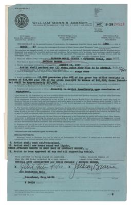 Lot #415 Jackson Browne Document Signed