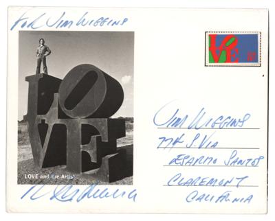 Lot #318 Robert Indiana Signed 'Love-O-Rama' Pamphlet - Image 1