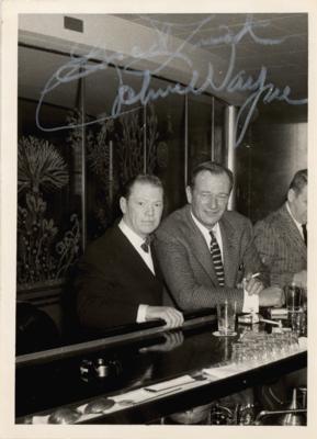 Lot #468 John Wayne Signed Photograph