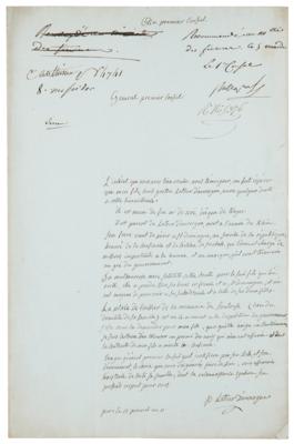 Lot #214 Napoleon Document Signed - Image 2