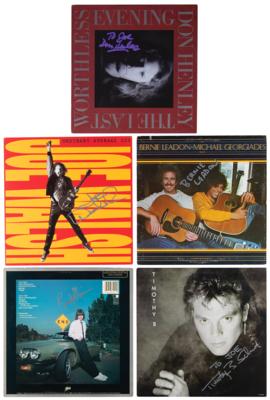 Lot #421 The Eagles (5) Single-Signed Albums