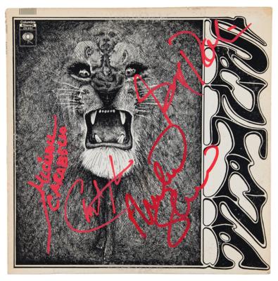 Lot #438 Santana Signed Album -Self-Titled Debut