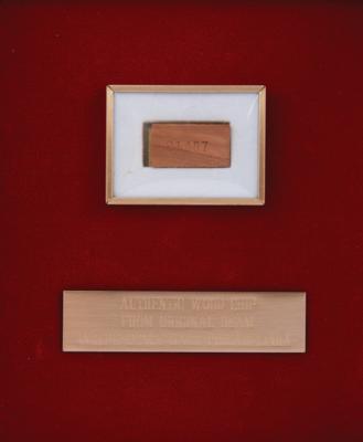 Lot #125 Independence Hall Wood Relic - Image 2