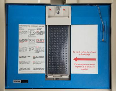 Lot #32 George W. Bush: Florida Voting Machine (2000 Election, Hanging Chad) - Image 3