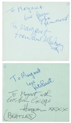 Lot #379 Beatles Signatures with Pete Best - Image 1