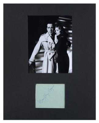 Lot #475 Humphrey Bogart Signature