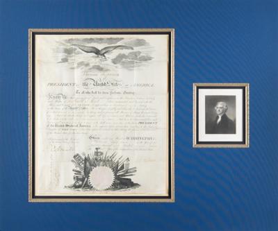 Lot #5 Thomas Jefferson Document Signed as President Commissioning a Lieutenant in the Navy - Image 1