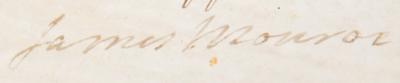 Lot #61 James Monroe Document Signed as President - Image 3