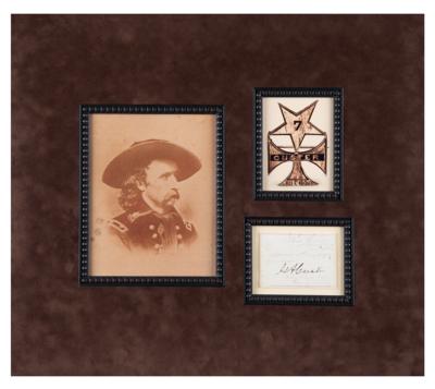 Lot #209 George A. Custer Civil War-Dated Signed Endorsement