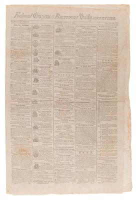 Lot #52 [George Washington] Printed Proclamation