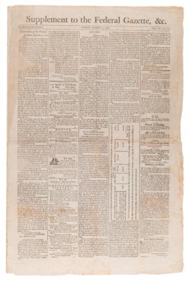 Lot #52 [George Washington] Printed Proclamation of the Jay Treaty - Image 3