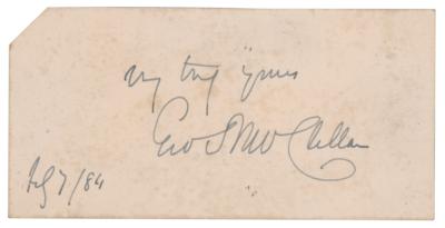 Lot #223 George B. McClellan Signature