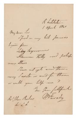 Lot #97 Michael Faraday Autograph Letter Signed