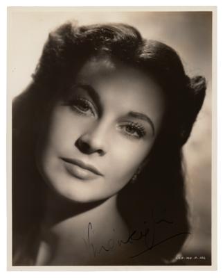 Lot #454 Gone With the Wind: Vivien Leigh Signed Photograph as Scarlett O'Hara