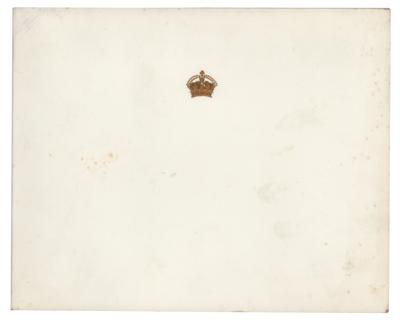 Lot #119 Elizabeth, Queen Mother Signed Christmas Card (1984) - Image 2