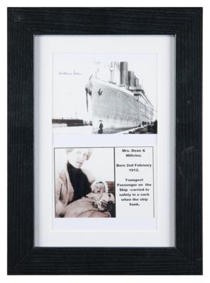 Lot #156 Titanic: Millvina Dean Signed Photograph