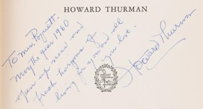 Lot #153 Howard Thurman Signed Book (Mentor to Martin Luther King, Jr.) - Image 2