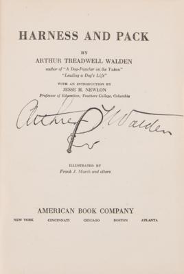 Lot #163 Arthur Treadwell Walden (3) Signed Books and Signed Postcard - Image 3