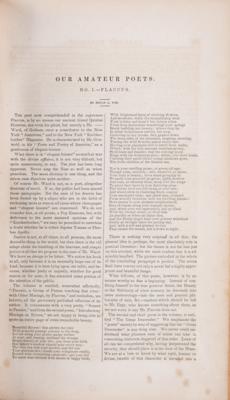 Lot #363 Edgar Allan Poe: 'The Conqueror Worm' First Appearance in Graham's Magazine (1843) - Image 5