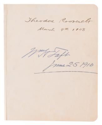 Lot #23 Theodore Roosevelt, William H. Taft, and Congress Signed Autograph Album - Image 1