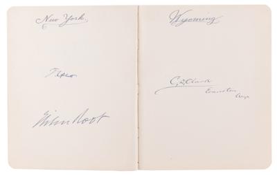 Lot #23 Theodore Roosevelt, William H. Taft, and Congress Signed Autograph Album - Image 3