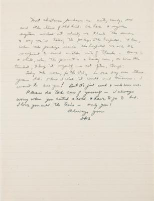 Lot #244 Dwight D. Eisenhower WWII-Dated Autograph Letter Signed to His Wife, Mamie: "How I wish it would end tomorrow" - Image 2