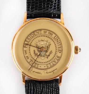 Lot #29 Ronald Reagan Limited Edition Wristwatch for 1980 Campaign Donors - Image 5