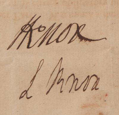 Lot #203 Henry Knox Document Signed - Image 3