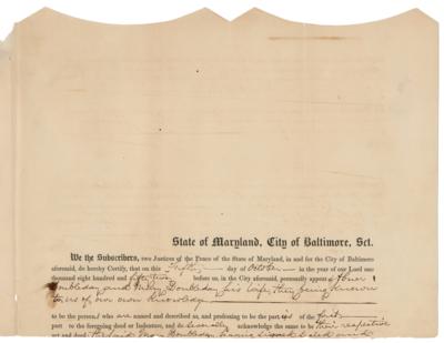 Lot #207 Abner Doubleday Document Signed - Image 7