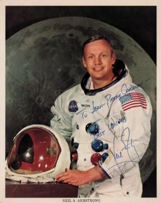 Lot #285 Neil Armstrong Signed Photograph